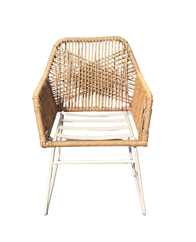 Palermo Bistrosett med Seville lenestoler - Grå/Beige/Sand - Hagemøbler - Balkong - Balkongmøbler - Balkonggrupper