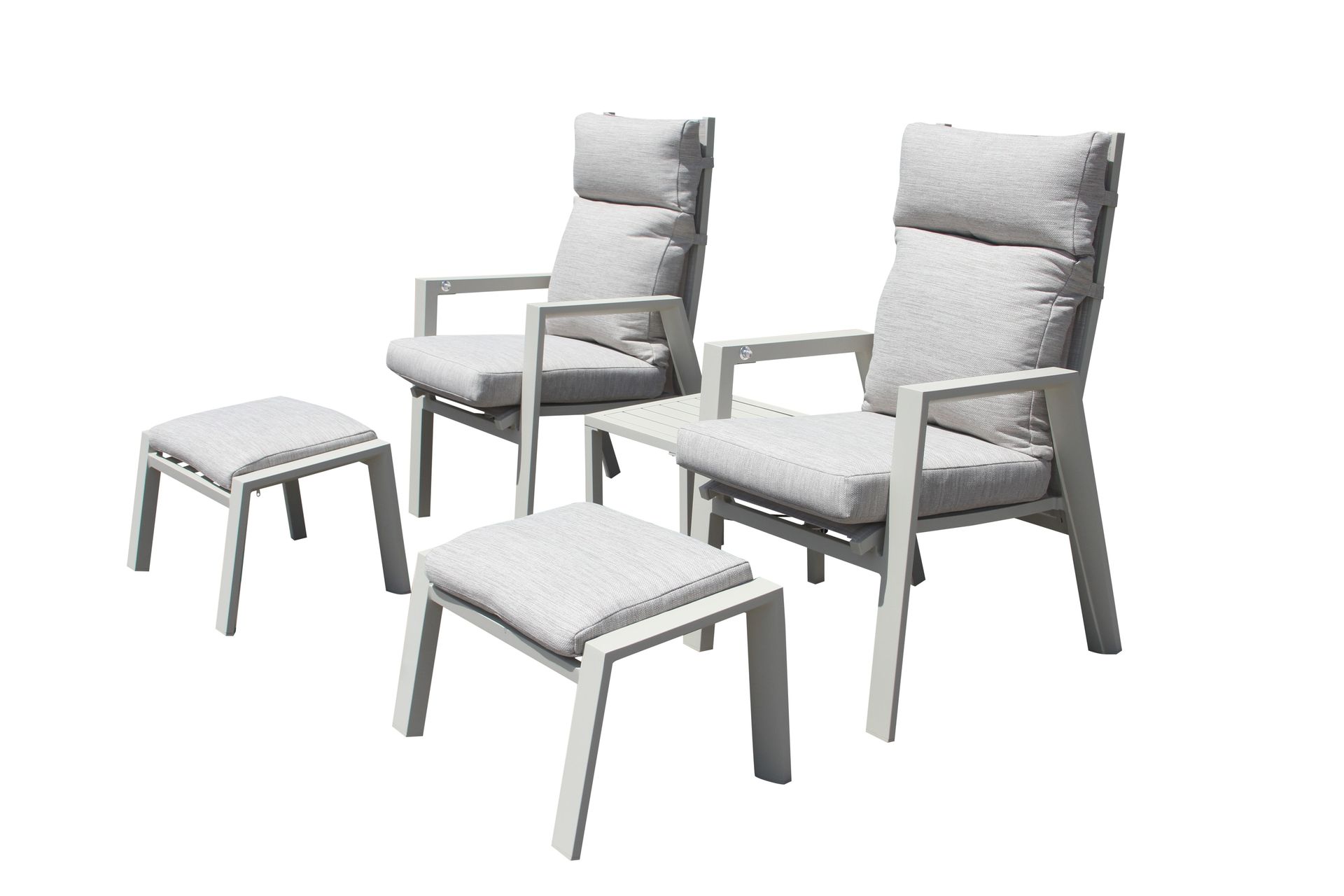 Palermo Hagemøbelgruppe Relax med sidebord - Beige