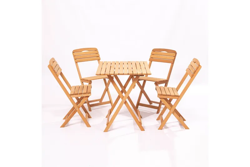 Parwati Balkonggruppe 4-seter, Brun