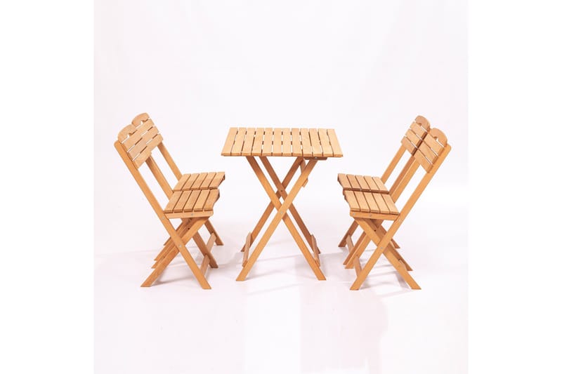 Parwati Balkonggruppe 4-seter - Brun - Hagemøbler - Balkong - Balkongmøbler - Balkonggrupper