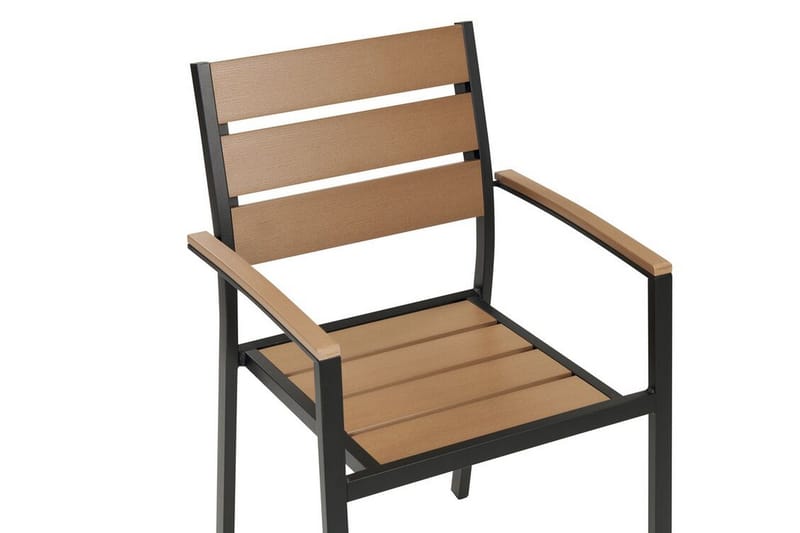 Pereta Lenestol - Lys Brun/Sort - Hagemøbler - Balkong - Balkongmøbler - Balkongstoler