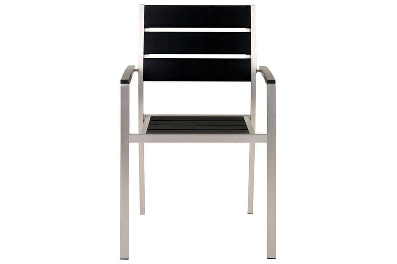 Pereta Lenestol - Svart/Sølv - Hagemøbler - Balkong - Balkongmøbler - Balkongstoler