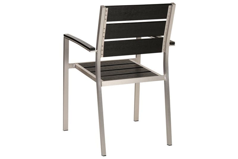 Pereta Lenestol - Svart/Sølv - Hagemøbler - Balkong - Balkongmøbler - Balkongstoler