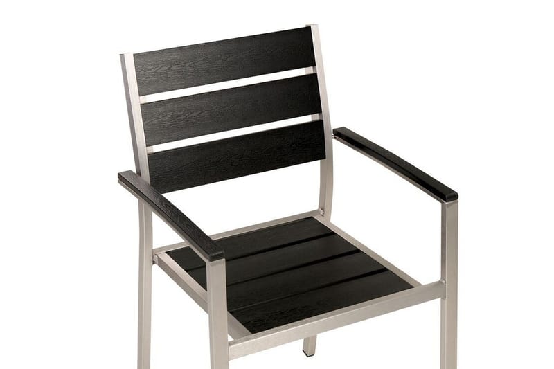 Pereta Lenestol - Svart/Sølv - Hagemøbler - Balkong - Balkongmøbler - Balkongstoler
