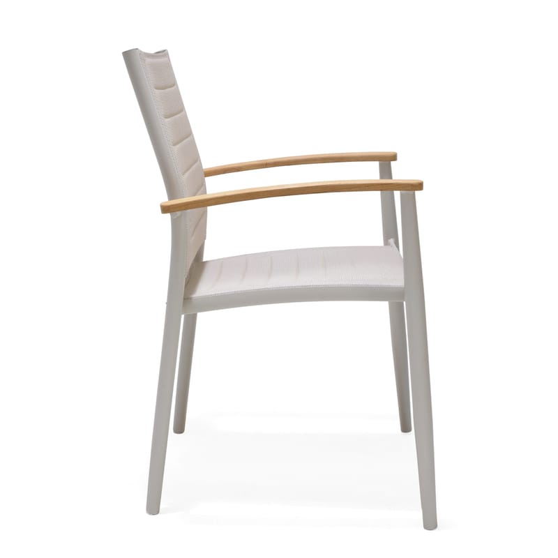 Portals Balkongsett bord + 2 carverstoler - Lys Ecru/Korallsand - Hagemøbler - Balkong - Balkongmøbler - Balkonggrupper