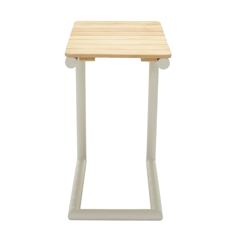 Portals Solseng + C-form sidebord - Beige/Tre - Hagemøbler - Stoler & Lenestoler - Solstoler