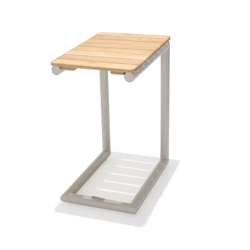 Portals Solseng + C-form sidebord - Beige/Tre - Hagemøbler - Stoler & Lenestoler - Solstoler