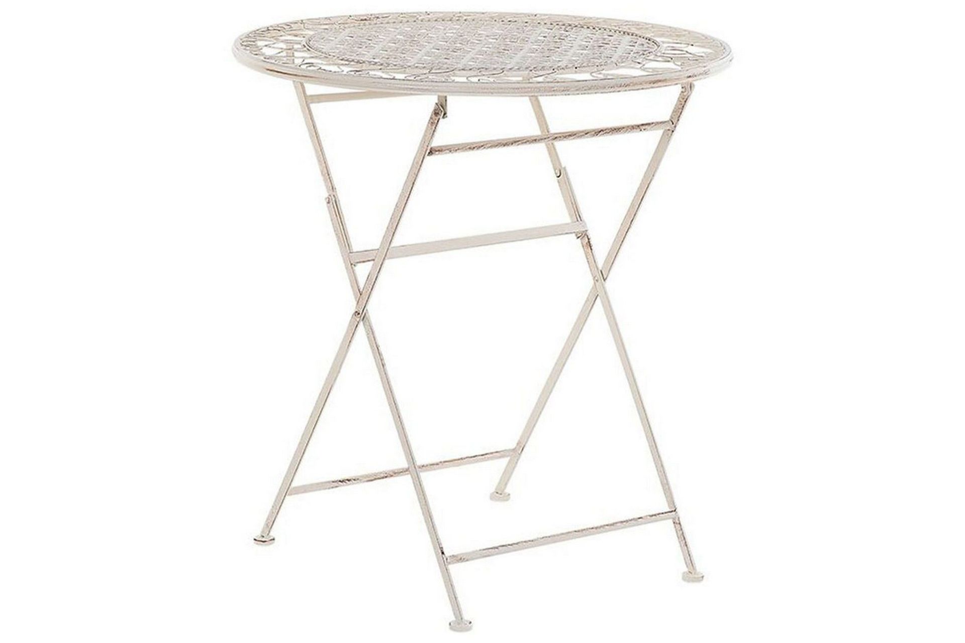 Runt bord Beliani Trieste Beige -