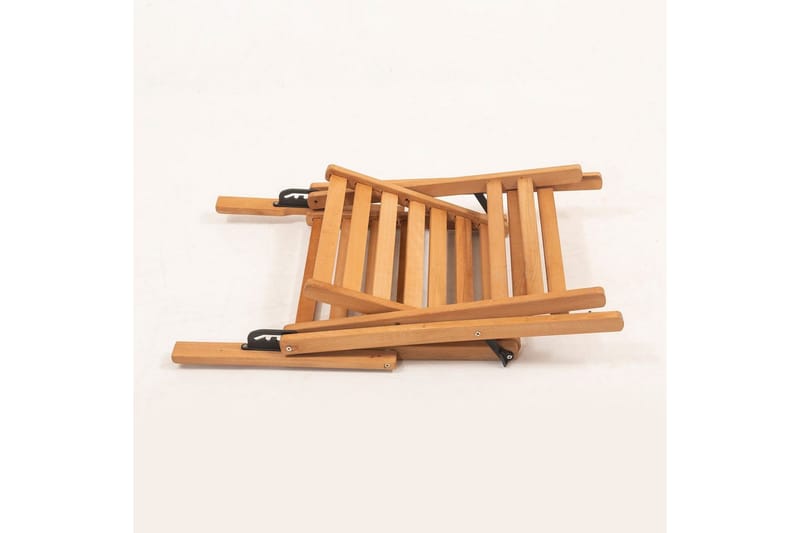 Ruvin Sammenleggbar Stol Utendørs 45x43 cm 89x - Cremehvit - Hagemøbler - Balkong - Balkongmøbler - Balkongstoler