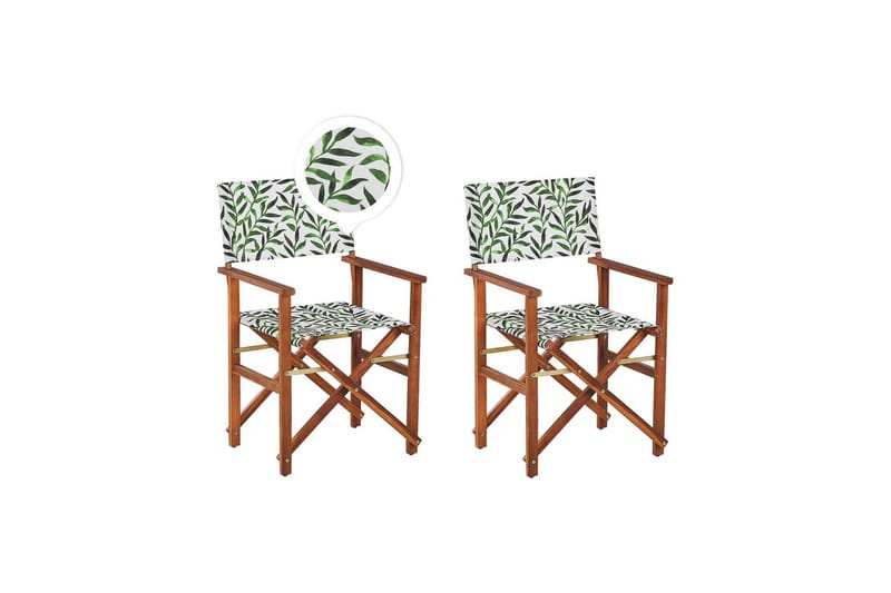 Salve Lenestol - Brun/Grønn/Hvit - Hagemøbler - Balkong - Balkongmøbler - Balkongstoler