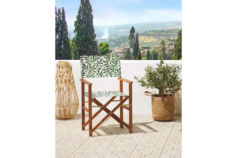 Salve Lenestol - Brun/Grønn/Hvit - Hagemøbler - Balkong - Balkongmøbler - Balkongstoler