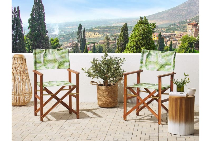 Salve Lenestol - Brun/Grønn/Hvit - Hagemøbler - Balkong - Balkongmøbler - Balkongstoler