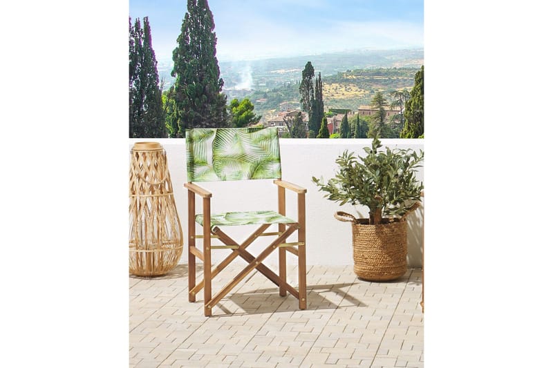 Salve Lenestol - Grønn/Hvit/Lys Brun - Hagemøbler - Balkong - Balkongmøbler - Balkongstoler