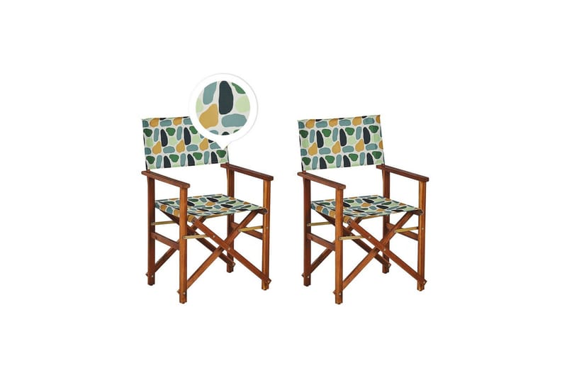 Salve Lenestol - Grønn/Oransje - Hagemøbler - Balkong - Balkongmøbler - Balkongstoler