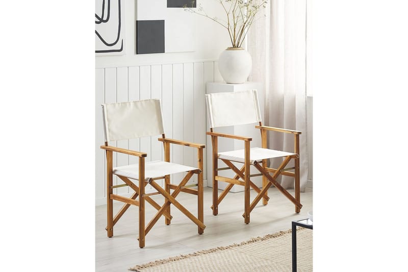 Salve Lenestol - Lys Brun/Hvit - Hagemøbler - Balkong - Balkongmøbler - Balkongstoler