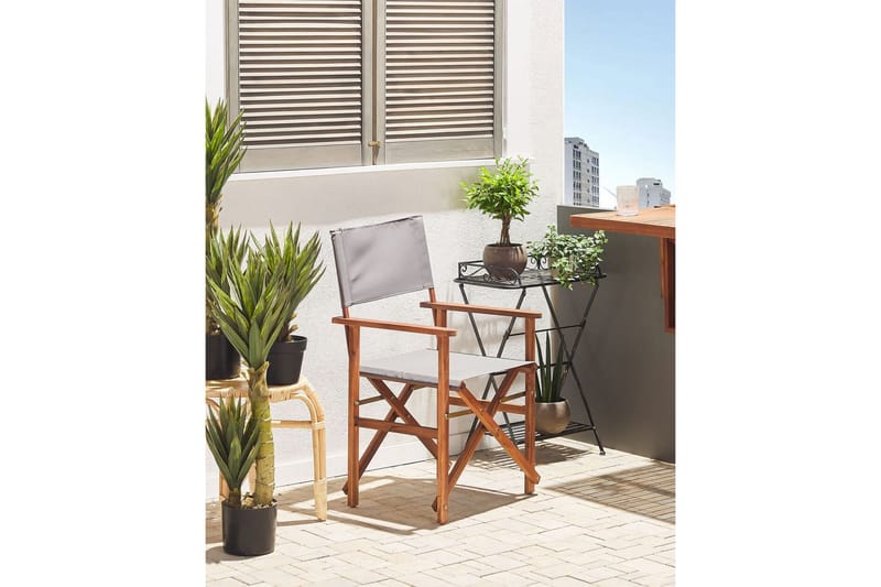 Salve Lenestol - Mørk Brun/Grå - Hagemøbler - Balkong - Balkongmøbler - Balkongstoler