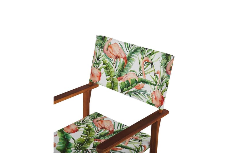 Salve Lenestol - Mørk Brun/Grønn/Rosa - Hagemøbler - Balkong - Balkongmøbler - Balkongstoler