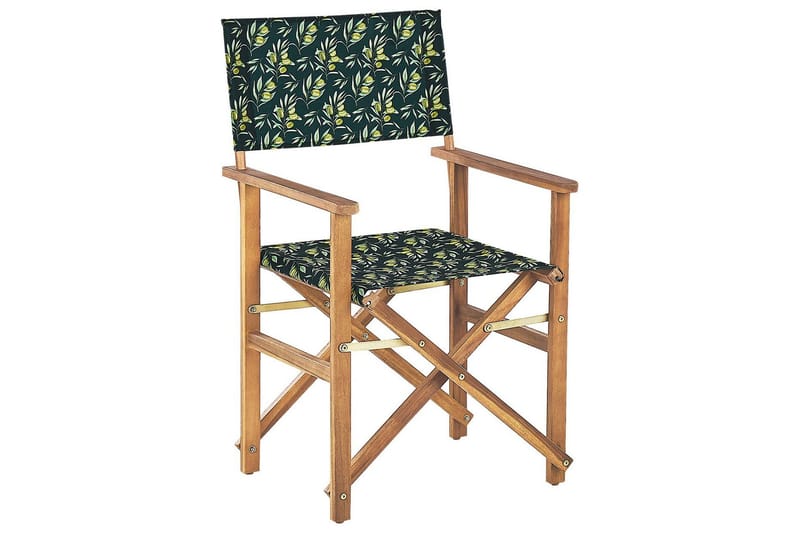 Salve Lenestol, Mørk Grønn/Hvit/Lysebrun