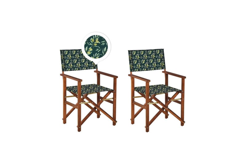 Salve Lenestol - Mørk Grønn/Mørk Brun - Hagemøbler - Balkong - Balkongmøbler - Balkongstoler