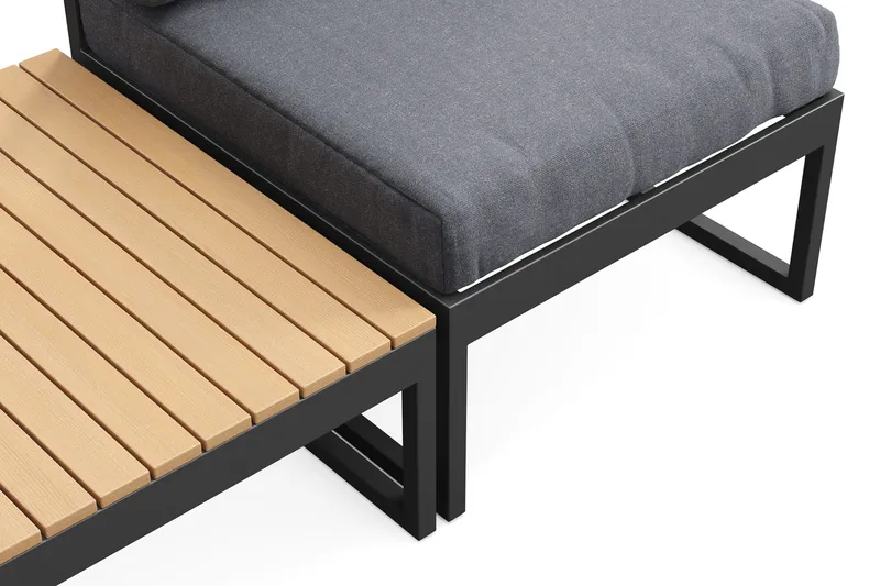 Samira Caféset Utendørs - Grå - Hagemøbler - Balkong - Balkongmøbler - Balkonggrupper