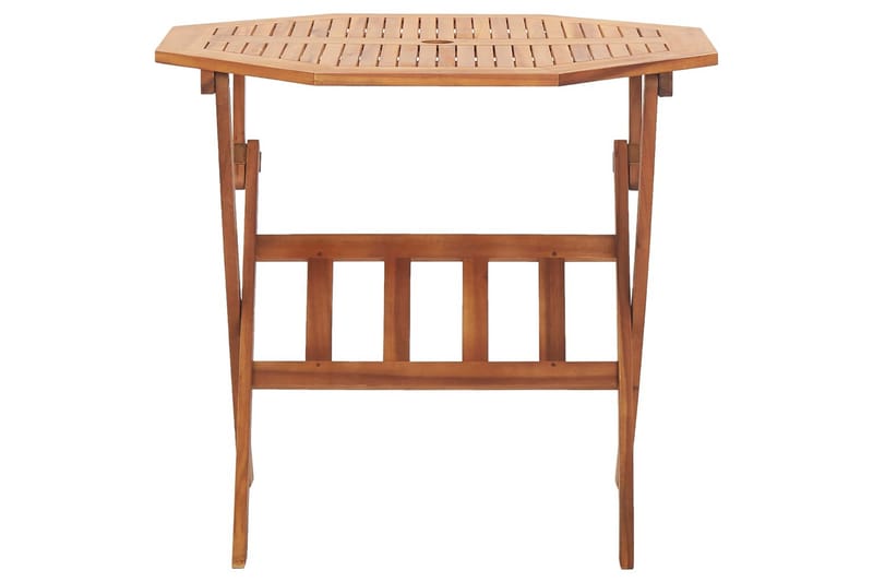 Sammenleggbart hagebord 90x75 cm heltre akasie - Cafebord - Balkongbord