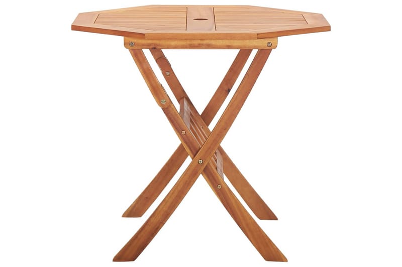 Sammenleggbart hagebord 90x75 cm heltre akasie - Cafebord - Balkongbord