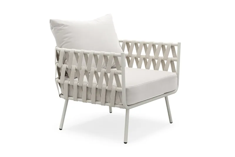 Sandina Loungestol Utendørs - Beige - Hagemøbler - Balkong - Balkongmøbler - Balkongstoler