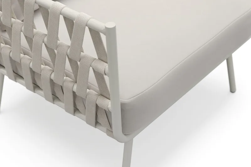 Sandina Loungestol Utendørs - Beige - Hagemøbler - Balkong - Balkongmøbler - Balkongstoler