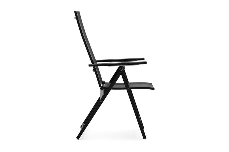 Sanna Regulerbar Stol Utendørs - Svart - Hagemøbler - Balkong - Balkongmøbler - Balkongstoler