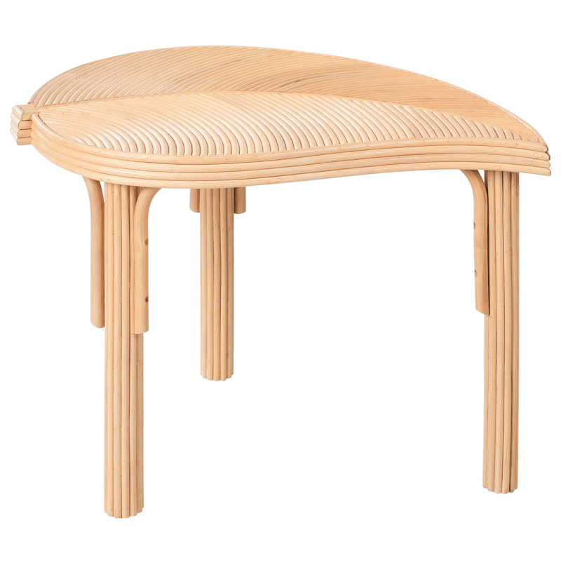 Sett med 3 sofabord utendørs Paralia rotting - Naturlig/beige - Hagemøbler - Balkong - Balkongmøbler - Balkongbord