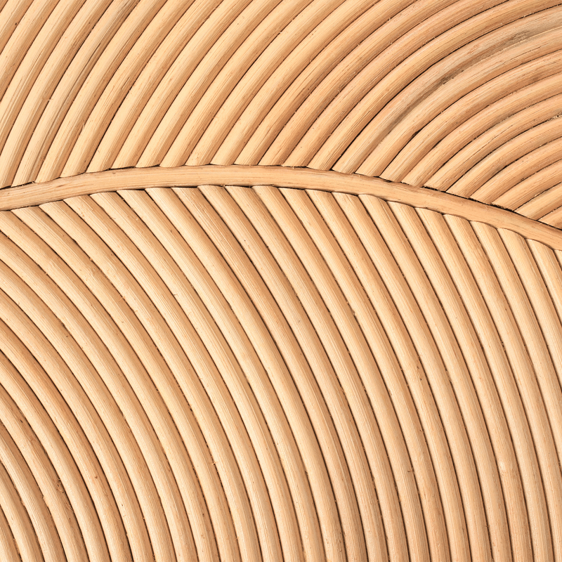 Sett med 3 sofabord utendørs Paralia rotting - Naturlig/beige - Hagemøbler - Balkong - Balkongmøbler - Balkongbord