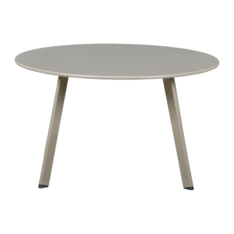 Sidebord Fer 70 cm rundt utendørs - Sand - Hagemøbler - Balkong - Balkongmøbler - Balkongbord