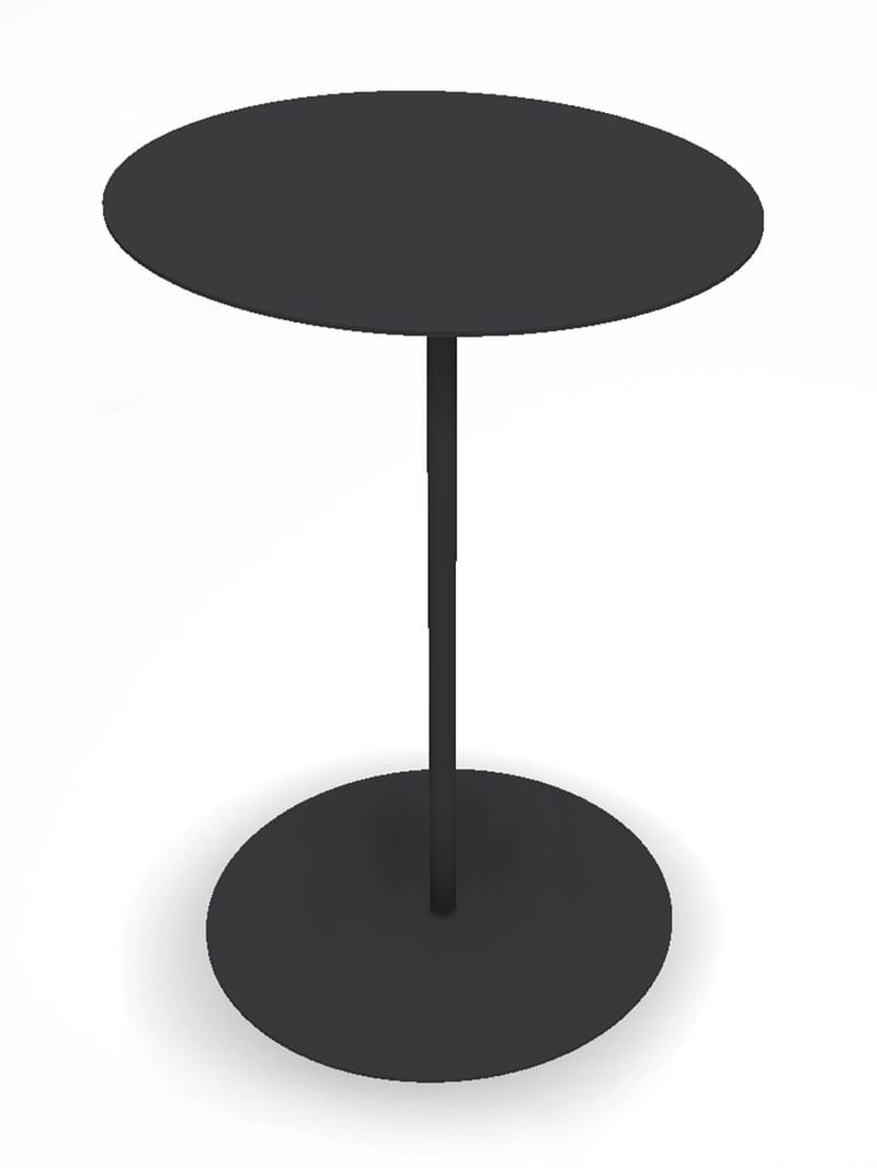 Sidebord Hillerstorp Jet set Ø45x67 cm, Svart