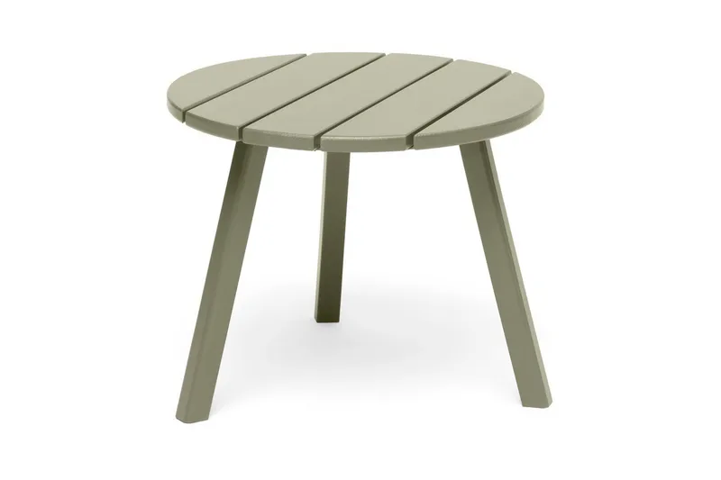 Sidebord Hillerstorp Tennessee Ø50 cm Grønn - Grønn - Hagemøbler - Balkong - Balkongmøbler - Balkongbord