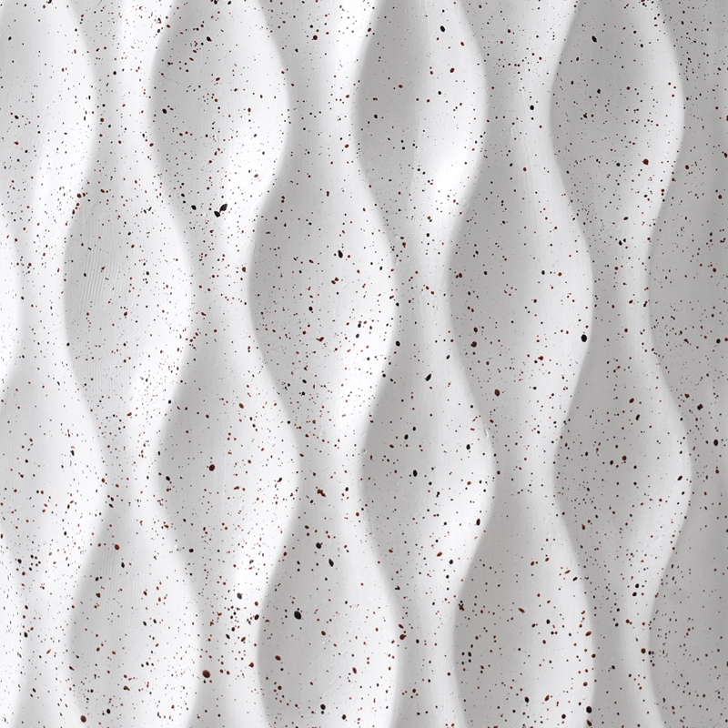 Sidebord utendørs Antelao 37 cm terrazzoeffekt - Hvit - Hagemøbler - Balkong - Balkongmøbler - Balkongbord