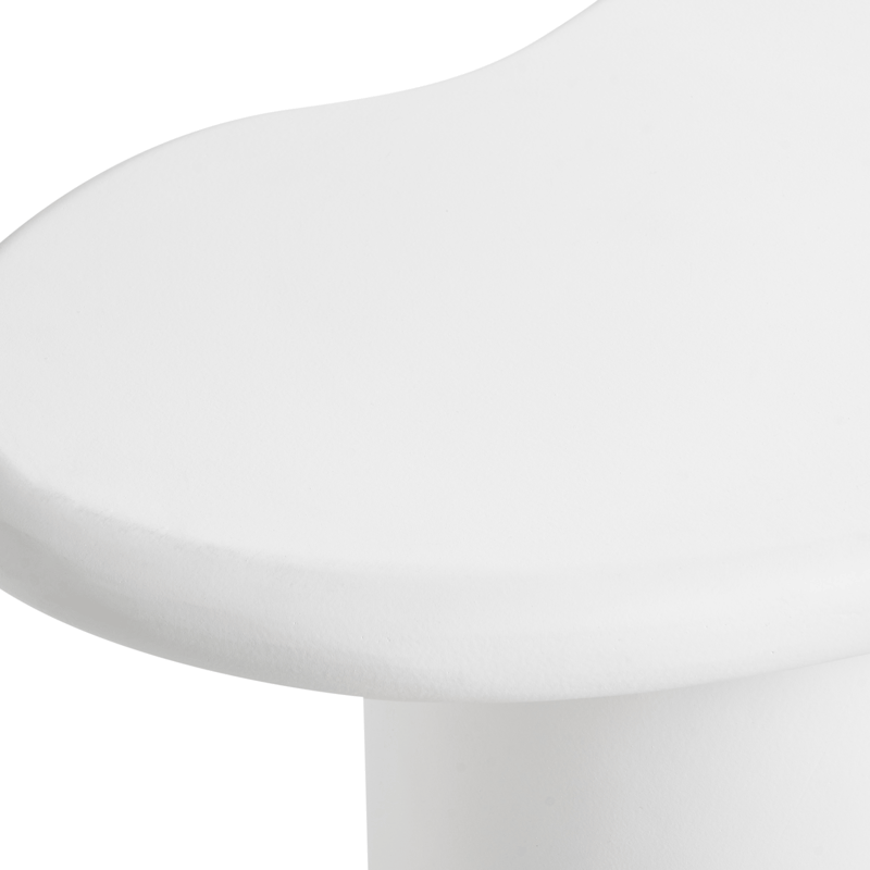 Sidebord utendørs Arsoli 43x58 cm - Hvit - Hagemøbler - Balkong - Balkongmøbler - Balkongbord