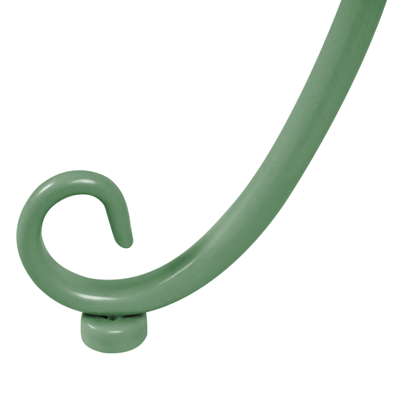 Sidebord utendørs Cavinia 40 cm Jern - Grønn - Hagemøbler - Balkong - Balkongmøbler - Balkongbord