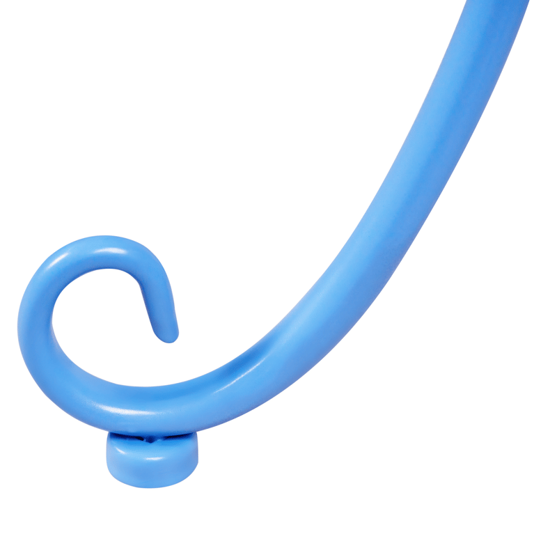 Sidebord utendørs Cavinia 40 cm Jern - Lyseblå - Hagemøbler - Balkong - Balkongmøbler - Balkongbord