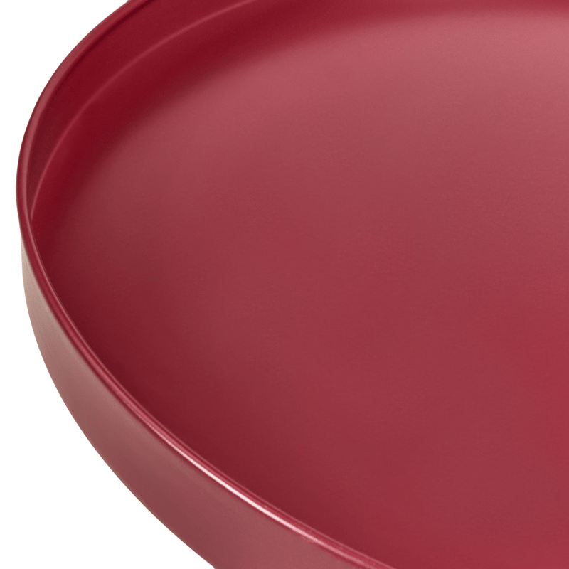 Sidebord utendørs Cavinia 40 cm Jern - vinrød - Hagemøbler - Balkong - Balkongmøbler - Balkongbord