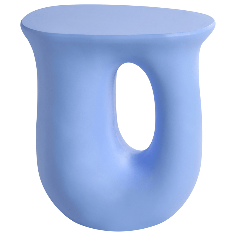 Sidebord utendørs Idro 42 cm - Blå - Hagemøbler - Balkong - Balkongmøbler - Balkongbord