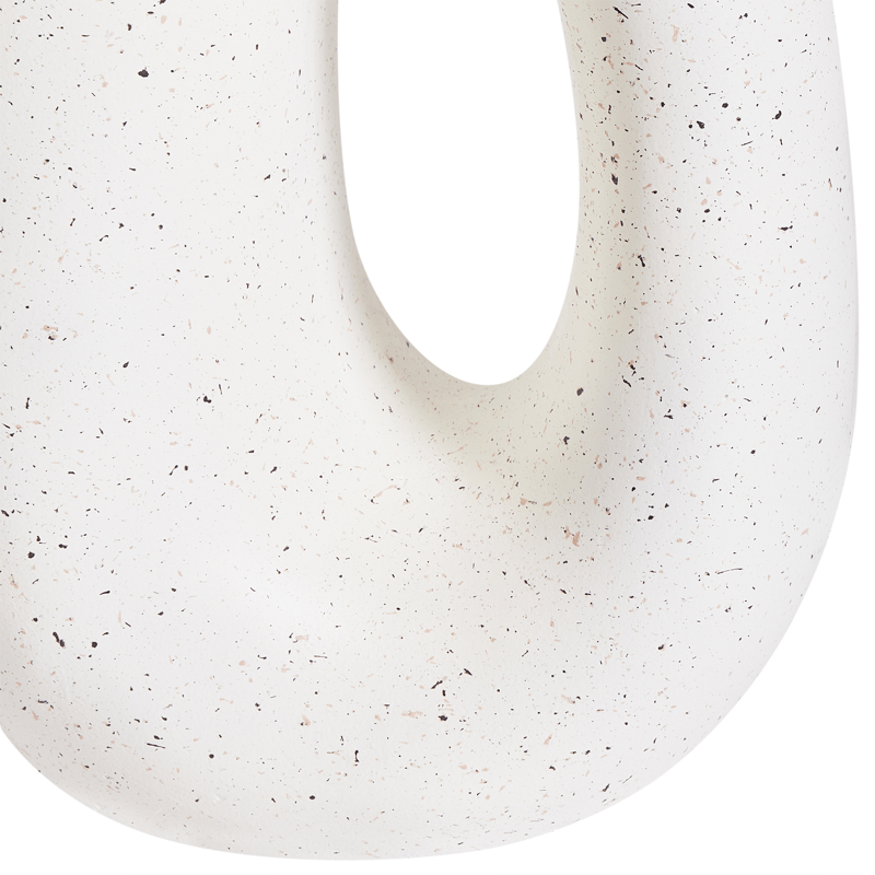 Sidebord utendørs Idro 42 cm terrazzoeffekt - Hvit - Hagemøbler - Balkong - Balkongmøbler - Balkongbord