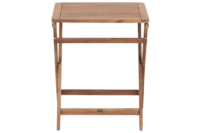 Sidobord Beliani Paraggi Light wood - Hagemøbler - Balkong - Balkongmøbler - Balkongbord