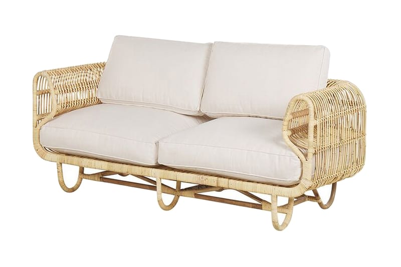 Dolcedo 2-seters Sofa - Rotting/Beige - Hagemøbler - Balkong - Balkongmøbler - Balkongsofaer