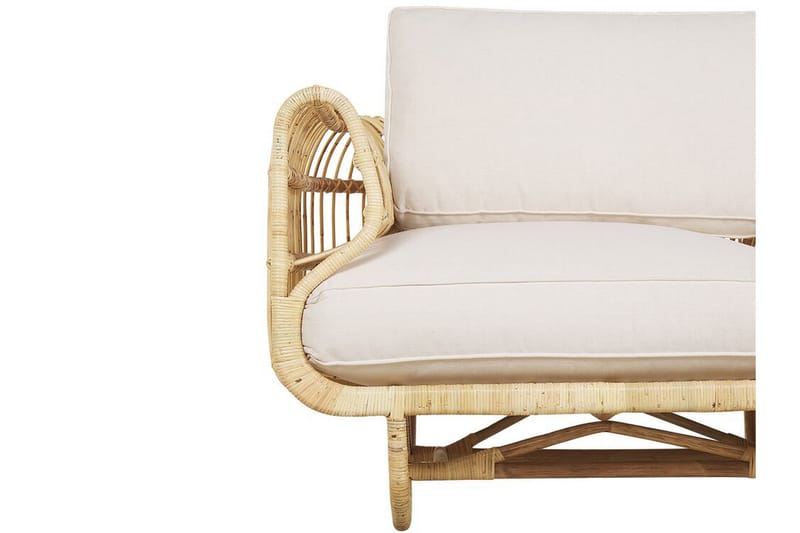 Dolcedo 2-seters Sofa - Rotting/Beige - Hagemøbler - Balkong - Balkongmøbler - Balkongsofaer