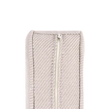 Sofa utendørs 2-seter Omegana kunstrotting - Beige/Svart - Hagemøbler - Balkong - Balkongmøbler - Balkongsofaer
