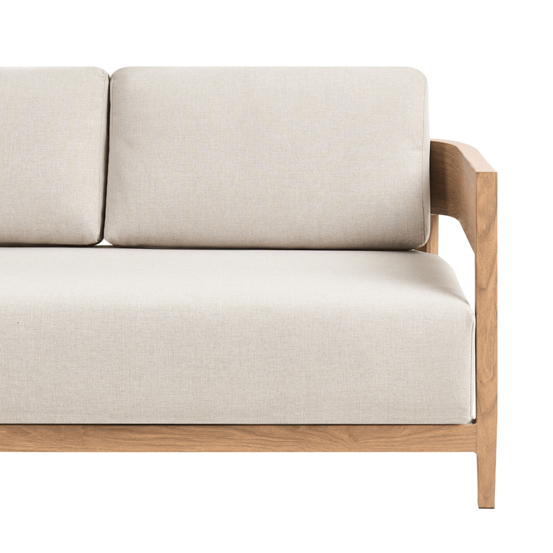 Sofa utendørs med bord 2-seter Sampieri - Brun/Beige - Hage - Utemiljø - Veranda & terrasse - Verandamøbler