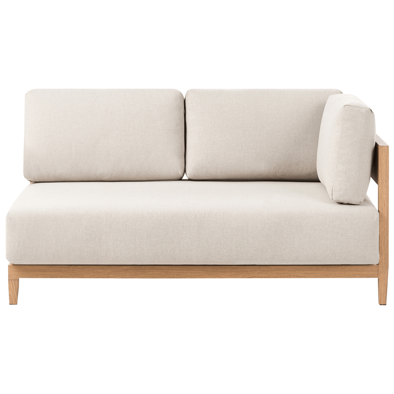 Sofa utendørs med bord 2-seter Sampieri - Brun/Beige - Hage - Utemiljø - Veranda & terrasse - Verandamøbler