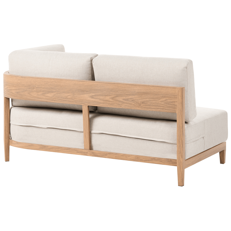 Sofa utendørs med bord 2-seter Sampieri - Brun/Beige - Hage - Utemiljø - Veranda & terrasse - Verandamøbler