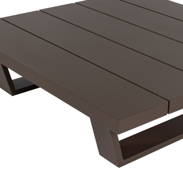 Sofabord Bear 87 cm utendørs - Brun - Hagemøbler - Balkong - Balkongmøbler - Balkongbord