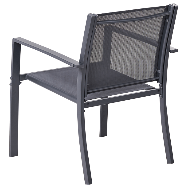 Sofagruppe utendørs med bord 4-seter Tavoleto - Mørkegrå - Hage - Utemiljø - Veranda & terrasse - Verandamøbler